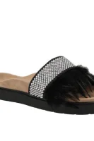 Pantofle Studs Feathers INUIKII černá