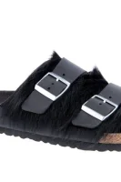 Pantofle Arizona Fur Birkenstock černá