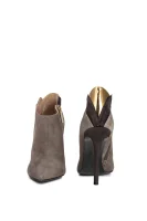 Kotníkové boty Pollini šedý
