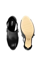 Sandály na jehlovém podpatku Clara Michael Kors černá