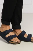 Kůžoné pantofle Arizona Birkenstock tmavě modrá