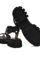 Kůžoné sandály Baldinini černá