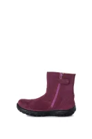 Kůžoné kotníkové boty NATURINO fialový