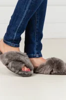Vlněné domácí obuv Mayberry s přídavkem kůže EMU Australia grafitově šedá