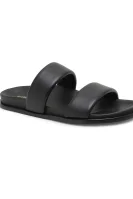 Kůžoné pantofle Calypso Alohas černá