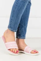 Pantofle Lacoste pudrově růžový