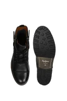 Kůžoné boty Melting Pepe Jeans London černá