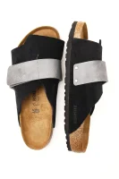 Kůžoné pantofle Kyoto Birkenstock černá