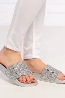 Pantofle stargate argento Casadei stříbrný