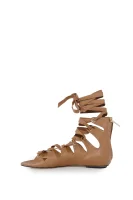 Sandály Elisabetta Franchi bronzově hnědý