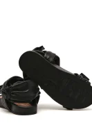 Kůžoné sandály Red Valentino černá