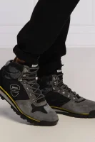 Trekové boty AKRON01 s přídavkem kůže BLAUER černá