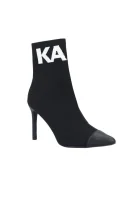 Kotníkové boty PANDORA Karl Lagerfeld černá