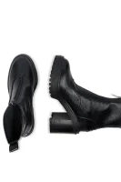 Kotníkové boty CYRUS s přídavkem kůže Michael Kors černá