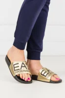 Pantofle EA7 zlatý