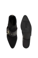 Kotníkové boty Gigi Hadid Flat Boot  Tommy Hilfiger černá