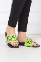 Pantofle EA7 zelený