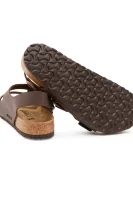 Kůžoné sandály Milano Birkenstock bronzově hnědý