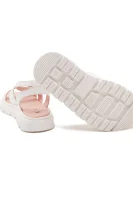 Kůžoné sandály la mia bambina Elisabetta Franchi bílá