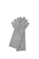 Vlněné rukavice Twinset U&B šedý
