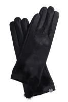 Kůžoné rukavice Liu Jo černá