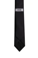 Hedvábný kravata Moschino černá