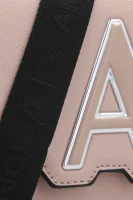 Kabelka na rameno Armani Exchange pudrově růžový