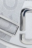 Kůžoná crossbody kabelka SNAPSHOT Marc Jacobs stříbrný