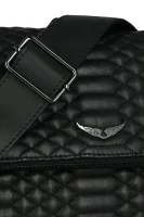 Kůžoná kabelka na rameno ROCKY Zadig&Voltaire černá