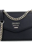Kůžoná crossbody kabelka WHITNEY DKNY černá