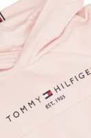 Šaty ESSENTIAL Tommy Hilfiger pudrově růžový