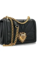 Kůžoná kabelka na rameno Dolce & Gabbana černá