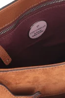 Kůžoná kabelka na rameno ANDROMEDA Coccinelle bronzově hnědý