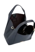 Kůžoná kabelka na rameno Hadley Coach černá