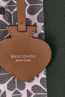 Kabelka shopper + váček s přídavkem kůže Kate Spade růžová