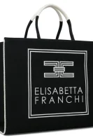 Kabelka shopper Elisabetta Franchi černá
