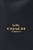 Kůžoná kabelka na rameno Shay Coach černá