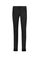 Kalhoty CUTSIE GLITTER | Legging fit | high waist Pepe Jeans London grafitově šedá