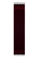 Šála Unisex-Z 470 HUGO vínový 