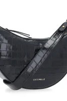 Kůžoná kabelka na rameno ANAIS Coccinelle černá