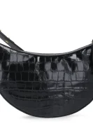 Kůžoná kabelka na rameno ANAIS Coccinelle černá