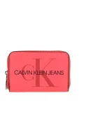 Peněženka ACCORDION CALVIN KLEIN JEANS korálově růžový