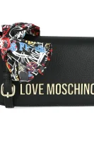 Crossbody kabelka + apaszka Love Moschino černá