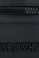 Kůžoná crossbody kabelka Love Moschino černá