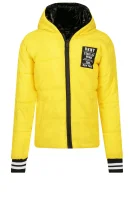 Oboustranná bunda | Regular Fit DKNY Kids žlutý