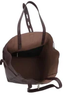 Kůžoná kabelka shopper NET Furla bronzově hnědý