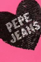 Mikina Bella | Regular Fit Pepe Jeans London růžová