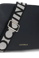 Kůžoná crossbody kabelka MINI Coccinelle černá