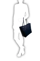 Kabelka shopper Armani Exchange tmavě modrá