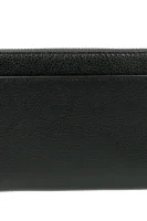 Kůžoný peněženka HERMINE DKNY černá